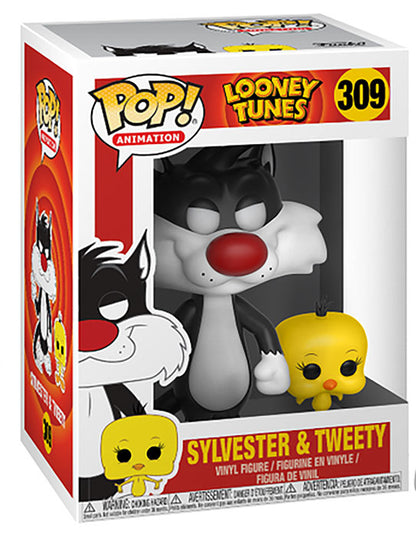 Funko Pop ! Animation Looney Tunes - (309) Sylvester & Tweety Titti E Silvestro