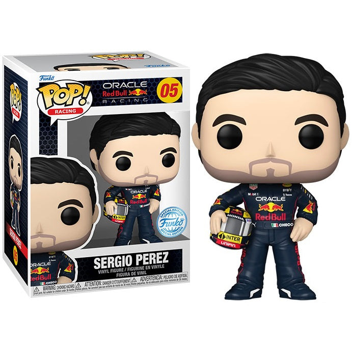 Funko Pop! Oracle Red Bull Racing (05) Sergio Perez W/Elmet Special Edition 9Cm