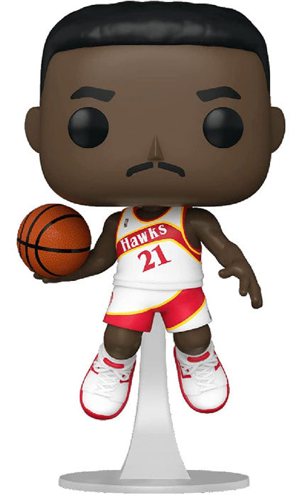 Funko Pop ! Nba Legends - (104) Dominique Wilkins Atlanta Hawks Home Figure 9Cm