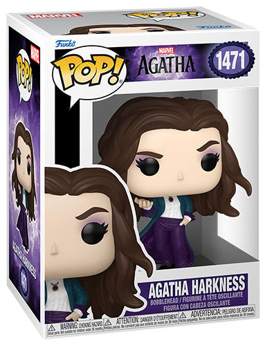 Funko Pop ! Marvel Agatha All Along - (1471) Agatha Harkness Bobble Figure Pop
