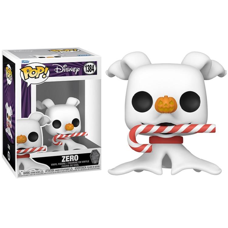 Funko Pop ! Nightmare Before Christmas 30Th Ann - (1384) Zero W / Candy Cane 9Cm