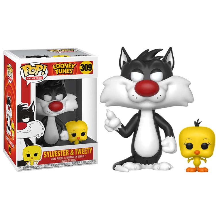 Funko Pop ! Animation Looney Tunes - (309) Sylvester & Tweety Titti E Silvestro
