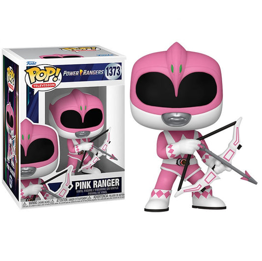 Funko Pop ! Tv Power Rangers 30Th - (1373) Pink Ranger Rosa Figure Vinyl 9Cm