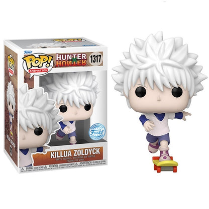 Funko Pop ! Animation Hunter X Hunter - (1317) Killua W/ Skateboard Figure Exm