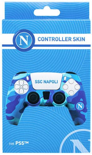 COVER CONTROLLER PS5 DUALSENSE PLAYSTATION 5 SKIN SSC NAPOLI GUSCIO PAD SILICONE