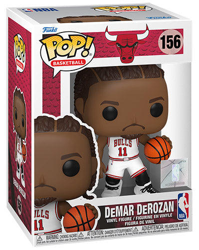 Funko Pop ! Nba Basketball (156) Demar Derozan Chicago Bulls Home Vinyl Figure