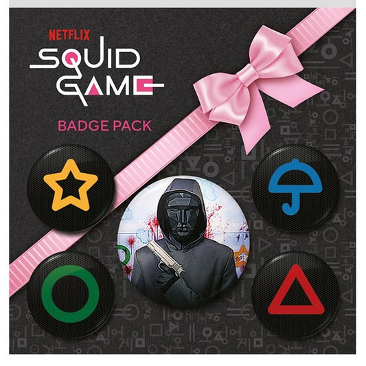 Pyramid Squid Game Front Man Spille Serie Tv Badge Pack Serie Tv Netflix
