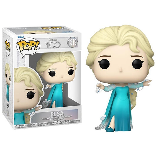 Funko Pop ! Disney 100Th - Elsa (1319) Vinyl Figure Frozen Anniversary Ed. 9Cm