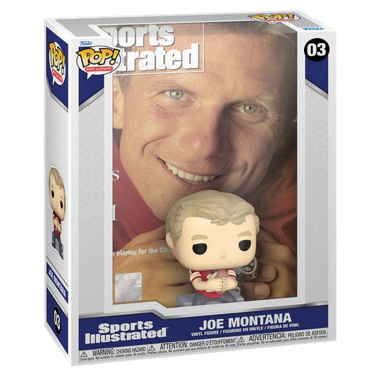 Funko Pop ! Cover Sports Illustrated - (03) Joe Montana Figure Nfl Legends