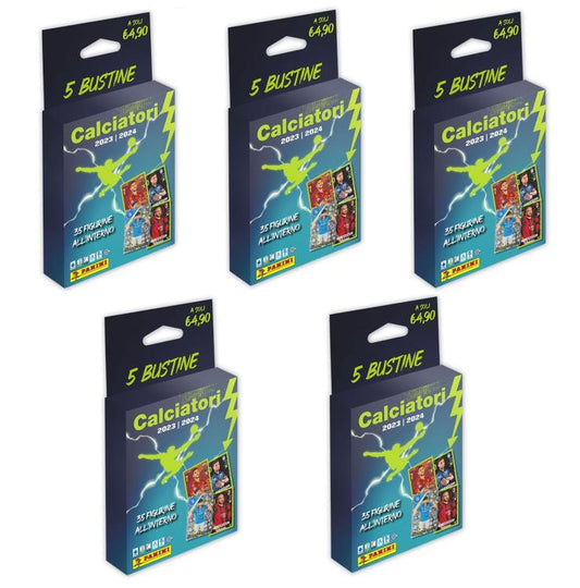 CALCIATORI PANINI 2023-2024 STARTER PACK ALBUM + 28 BUSTINE CALCIO SERIE A NUOVO