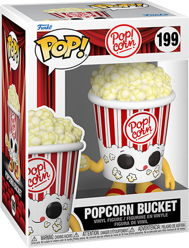 Funko Pop ! Movie Night - (199) Popcorn Bucket Figure Cinema Pop Corn Vinyl 9Cm