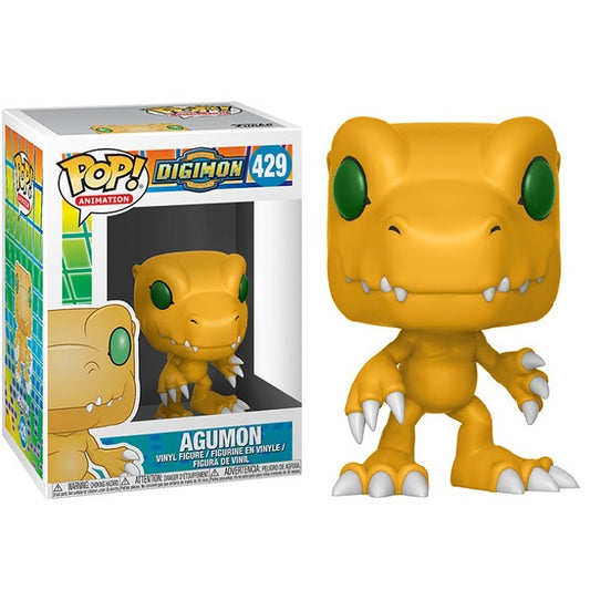 Funko Pop ! Animation Digimon - (429) Agumon Figure Vinyl 9Cm Statuetta