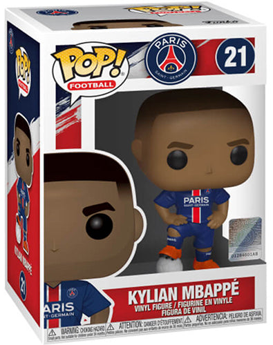 Funko Pop ! Football Paris Saint Germain - (21) Kylian Mbappe Kit Home Psg 9Cm