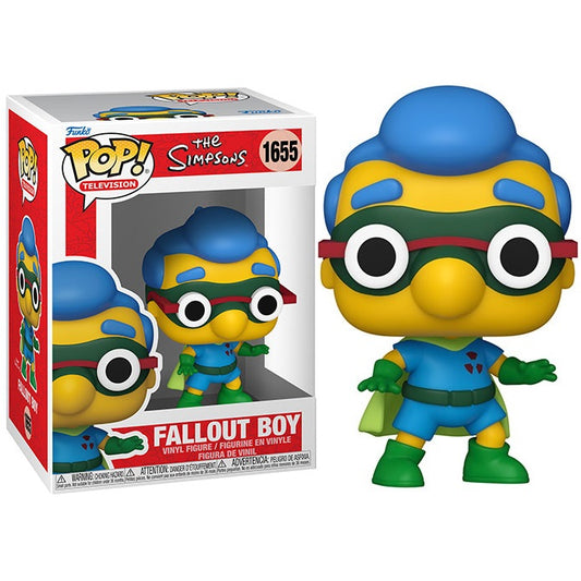 Funko Pop ! Television - The Simpsons (1655) Fallout Boy Figure Milhouse Simpson