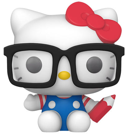 Funko Pop ! Sanrio Hello Kitty - (65) Hello Kitty Nerd W/ Glasses Figure Hk 9Cm