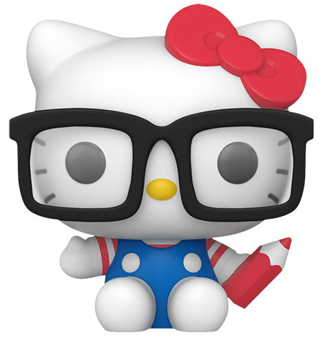 Funko Pop ! Sanrio Hello Kitty - (65) Hello Kitty Nerd W/ Glasses Figure Hk 9Cm