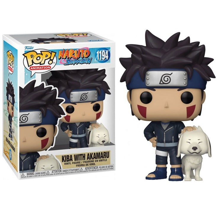 Funko Pop ! Animation Naruto Shippuden - Kiba With Akamaru (1194) Vinyl Figure