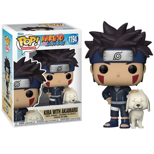Funko Pop ! Animation Naruto Shippuden - Kiba With Akamaru (1194) Vinyl Figure