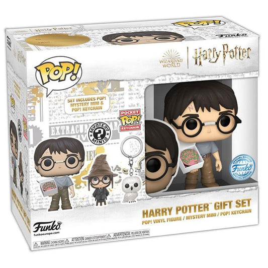 Funko Pop ! Gift Set Harry Potter W / Birthday Cake (174) -+ Key + Mystery Mini