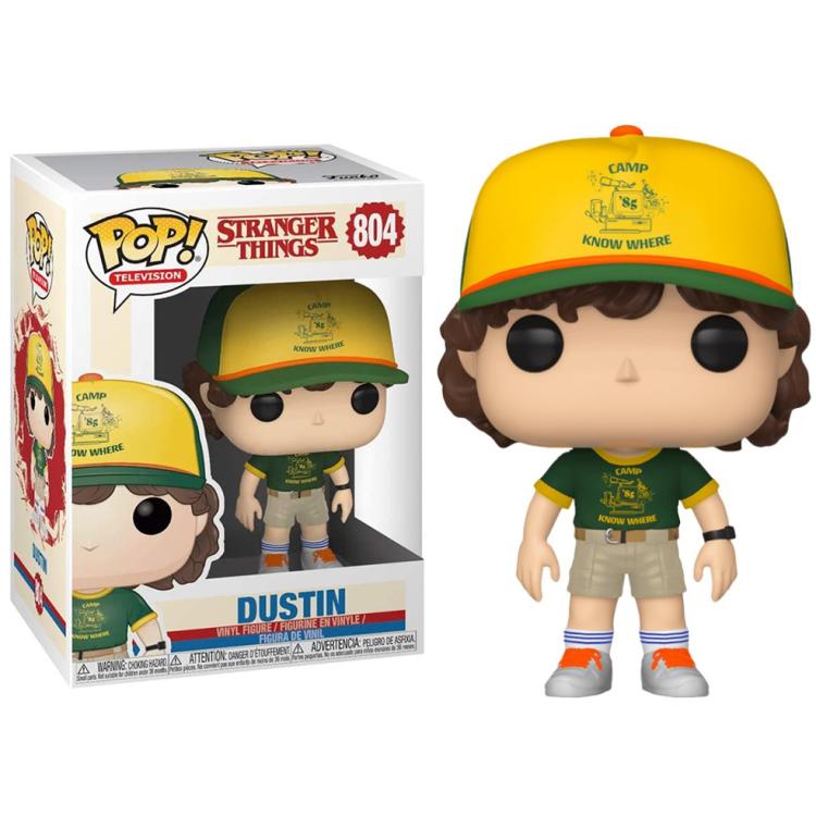 Funko Pop ! Television Stranger Things S2 - (804) Dustin At Camp Figure 9Cm St
