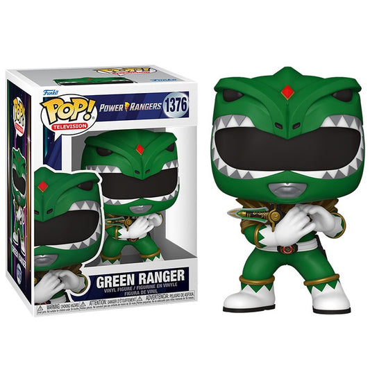 Funko Pop ! Tv Power Rangers 30Th - (1376) Green Ranger Verde Figure Vinyl 9Cm
