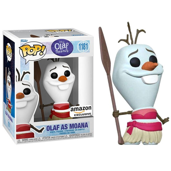Funko Pop ! Disney Frozen Olaf Presents - (1181) Olaf As Moana Oceania Special