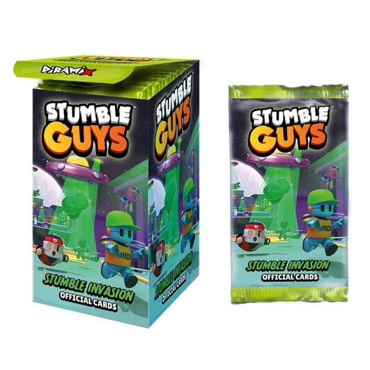 Stumble Guys Scatola Box Da 20 Bustine Cards Stumble Invasion Carte Diramix Card