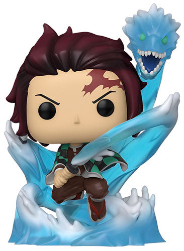 Funko Pop ! Animation Demon Slayer - (873) Tanjiro W/ Dragon Special Glow Gitd