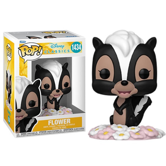Funko Pop ! Disney Classic Bambi - (1434) Flower Figure Fiore La Puzzola 9Cm