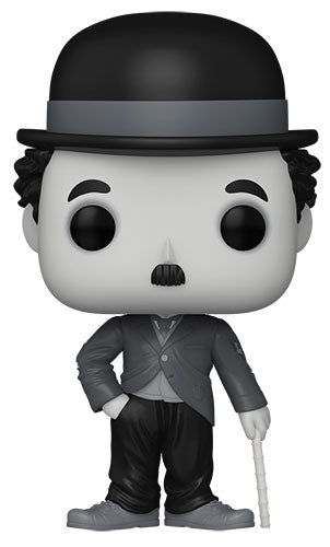 Funko Pop ! Icons - (79) Charlie Chaplin Figure Black E White Icon Cinema Tv