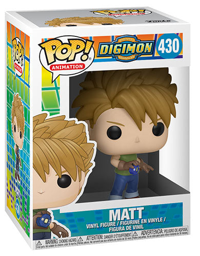 Funko Pop ! Animation Digimon - (430) Matt Figure Vinyl 9Cm
