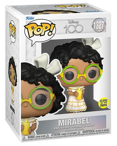 Funko Pop ! Disney 100Th - Mirabel (1327) Glow Figure Encanto Anniversary 9Cm