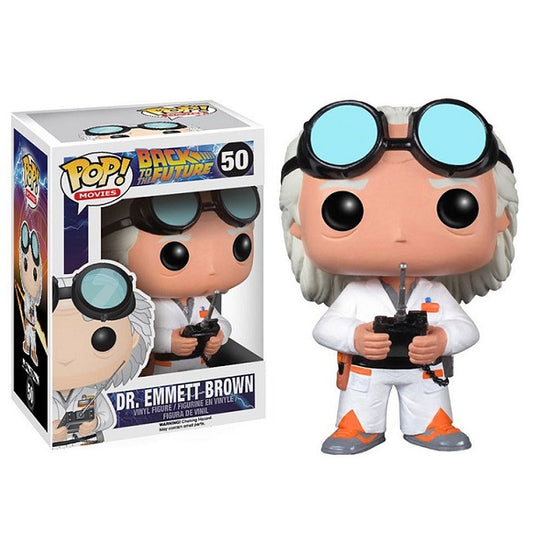Funko Pop ! Movies Back To The Future - (50) Dr. Emmet Brown Figure Doc 9Cm