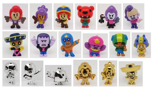 BRAWL STARS MINIFIGURES 3D SERIE 2 - 18 BUSTINE BOX COMPLETO DA COLLEZIONE 2024