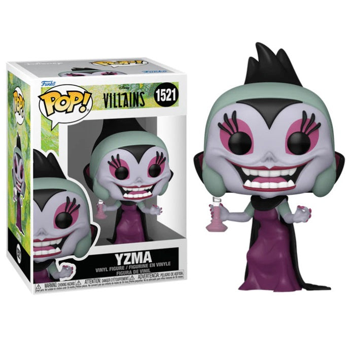 Funko Pop ! Disney - Villains (1521) Ymza Figure Le Follie Dell'Imperatore 9Cm