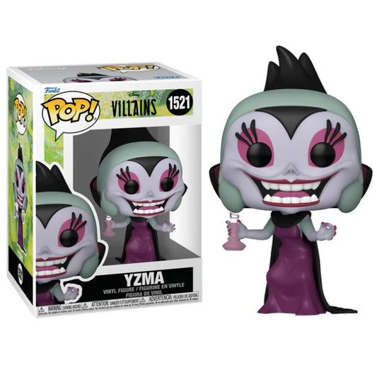 Funko Pop ! Disney - Villains (1521) Ymza Figure Le Follie Dell'Imperatore 9Cm