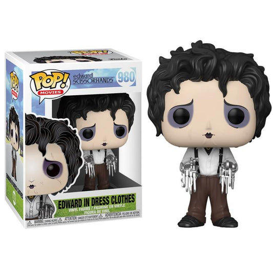 Funko Pop ! Movies Edward Mani Di Forbice - (980) Edward In Dress Clothes Figure