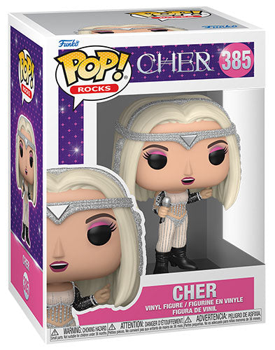 Funko Pop ! Rocks - (385) Cher Living Proof Figure Vinyl Live Music 9Cm