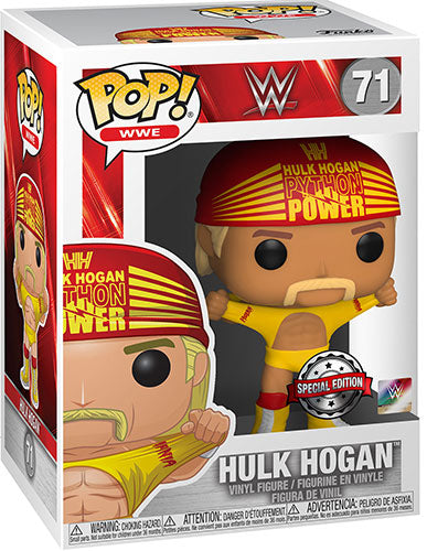 Funko Pop ! Wwe - (71) Hulk Hogan Wrestlemania 3 Wrestling Figure Special 9Cm