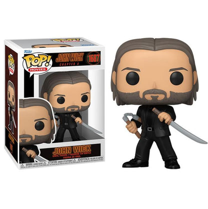 Funko Pop ! Movies John Wick 4 - (1687) John Wick Figure Keanu Reeves Vinyl 9Cm