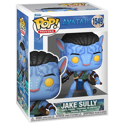 Funko Pop ! Movies Avatar The Way Of Water - (1549) Jake Sully Battle Figure 9Cm