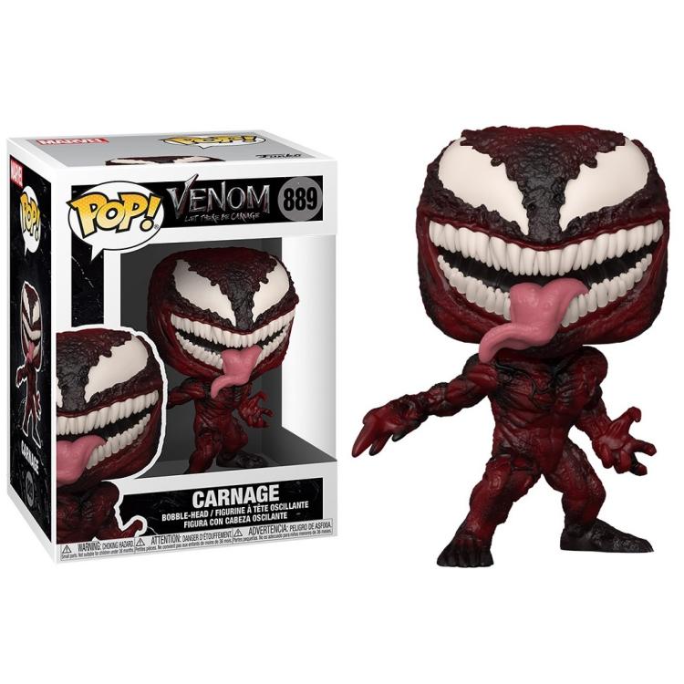 Funko Pop ! Marvel Let There Be Carnage Venom 2 - (889) Carnage Vinyl Figure 9Cm