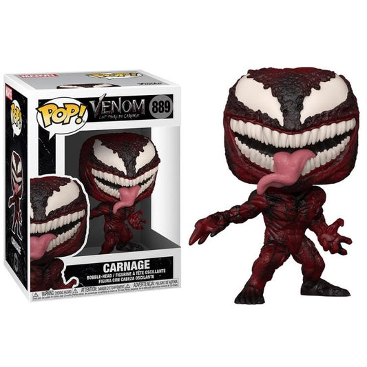 Funko Pop ! Marvel Let There Be Carnage Venom 2 - (889) Carnage Vinyl Figure 9Cm