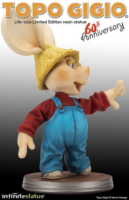 Infinite Statue Topo Gigio In Resina Figure 1:1 Ed. Limitata 60° Anniversario