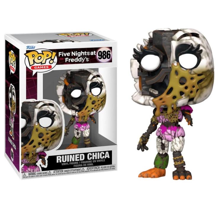 Funko Pop ! Games Five Nights At Freddy'S - (986) Ruined Chica Figure Fnaf 9Cm