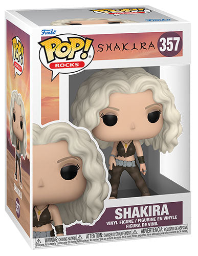 Funko Pop ! Rocks - (357) Shakira Figure Wherever / Whenever Figure Singer 9Cm