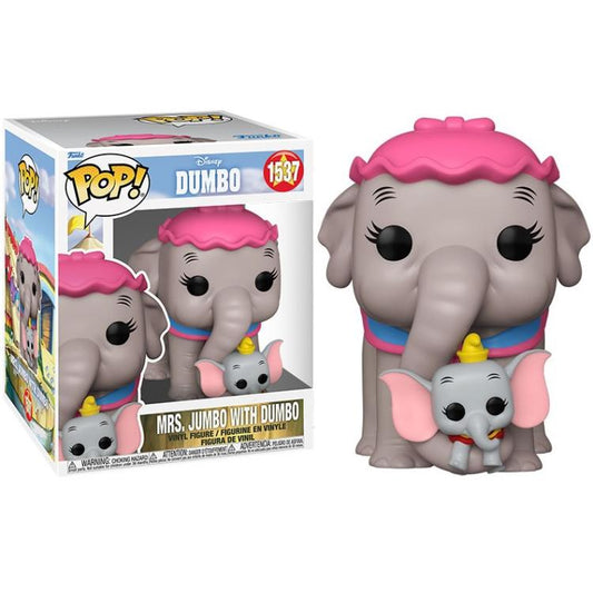 Funko Pop ! Disney - Dumbo (1537) Mrs. Jumbo With Dumbo Vinyl Figure 15Cm Statua