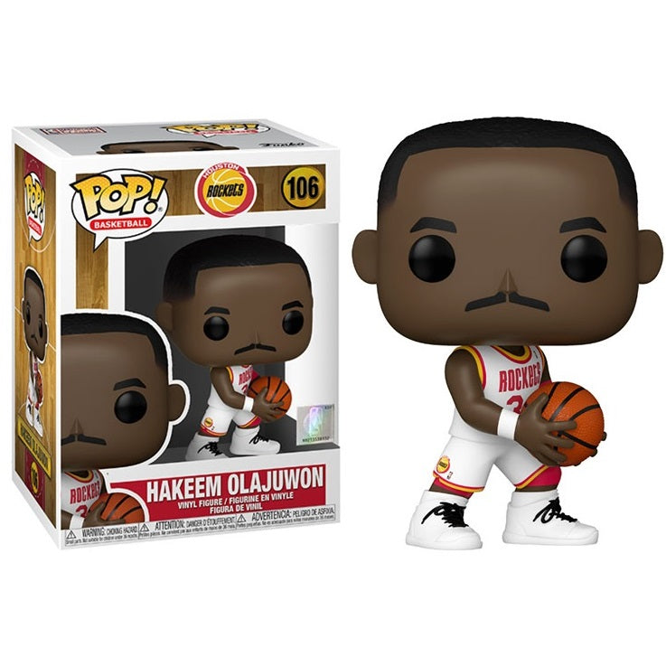 Funko Pop ! Nba Legends - (106) Hakeem Olajuwon Rockets Home Figure Vinyl 9Cm