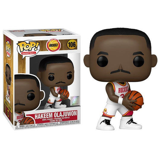 Funko Pop ! Nba Legends - (106) Hakeem Olajuwon Rockets Home Figure Vinyl 9Cm