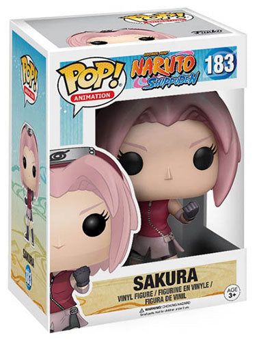 Funko Pop ! Animation Naruto Shippuden - (183) Sakura Vinyl Figure 9Cm In Stock